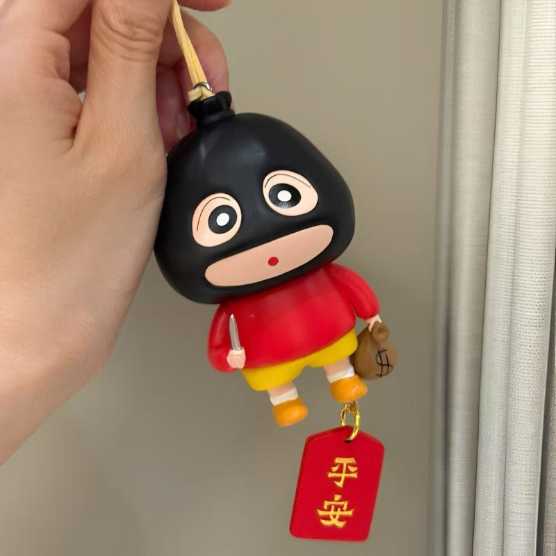 Автомобилна висулка със Шин-Чан, от смола, стил анимационен, за интериорна украса