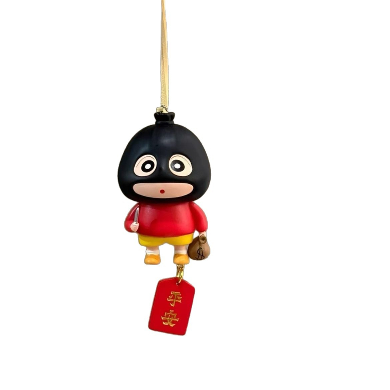 Автомобилна висулка със Шин-Чан, от смола, стил анимационен, за интериорна украса