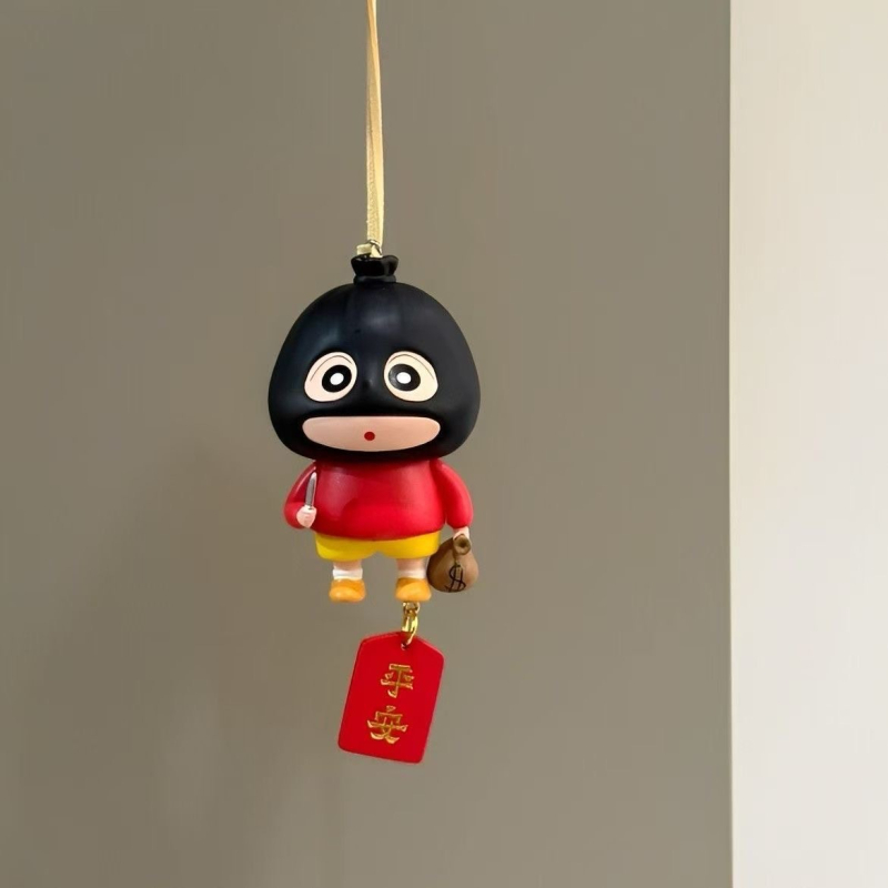 Автомобилна висулка със Шин-Чан, от смола, стил анимационен, за интериорна украса