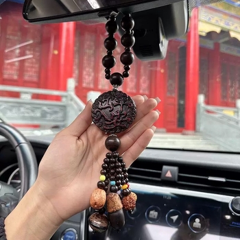 Интериорна висулка за автомобил, дървен материал, стил китайска традиция, марка Xi yan, модел Cg-7-09