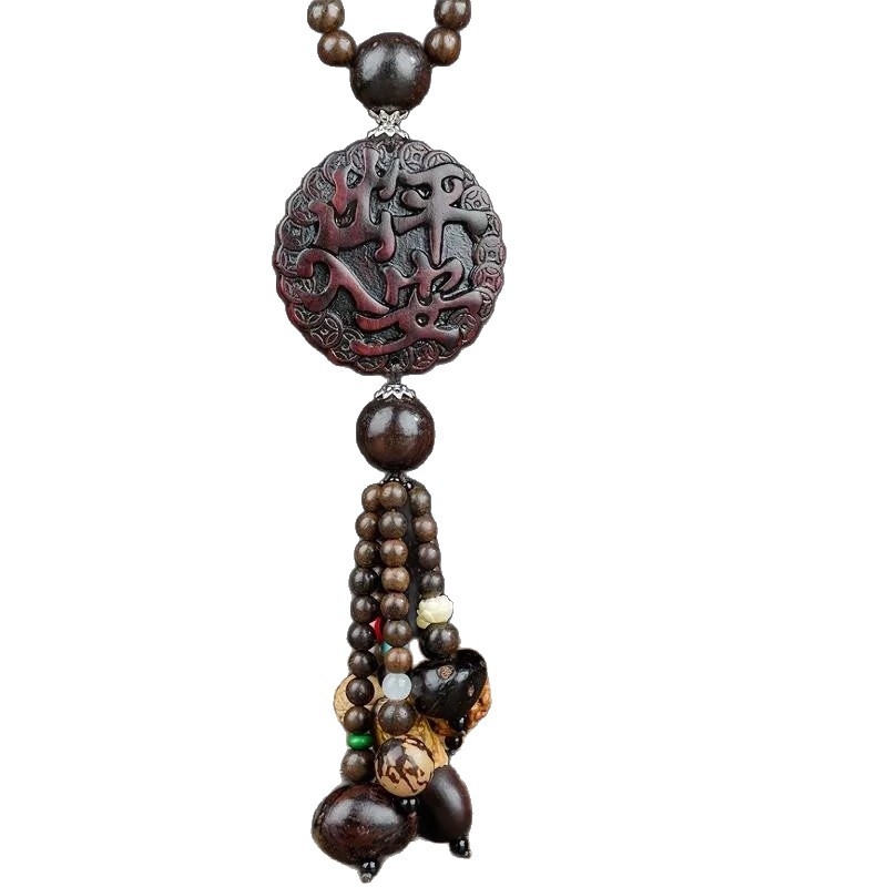 Интериорна висулка за автомобил, дървен материал, стил китайска традиция, марка Xi yan, модел Cg-7-09