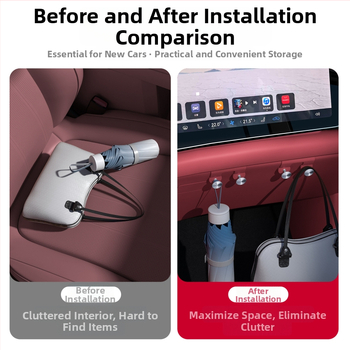 Automobilio kabliukas laikymui pirštinių dėžutėje – ABS + aliuminio lydinys, paprastas stilius, interjero dekoravimas