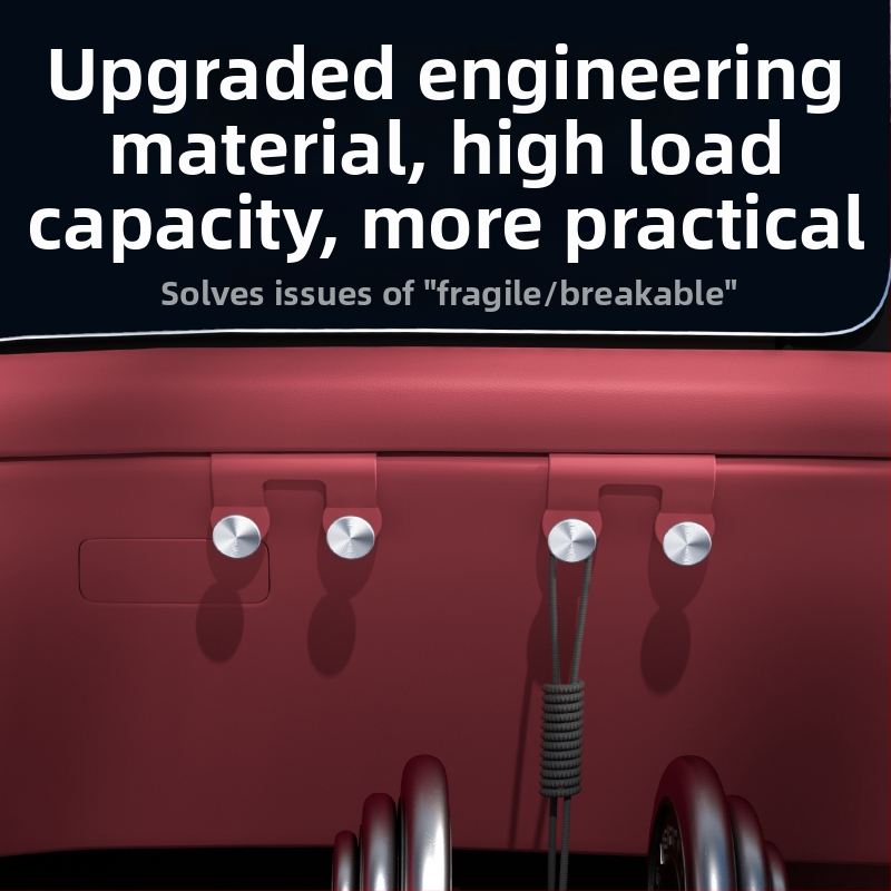 Automobilio kabliukas laikymui pirštinių dėžutėje – ABS + aliuminio lydinys, paprastas stilius, interjero dekoravimas