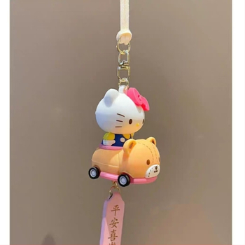 Automobilio galinio vaizdo veidrodžio pakabukas su katės motyvu, interjerui; Medžiaga: Mišinys, Stilius: Animacinis, Klasifikacija: Automobilių papuošalai