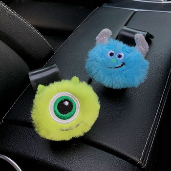 Little Mickey autós akasztó — Nagy szemű, szőrös szörnyeteg, hátsó ülés hátsó tárolója, univerzális modell, modern belső dekoráció