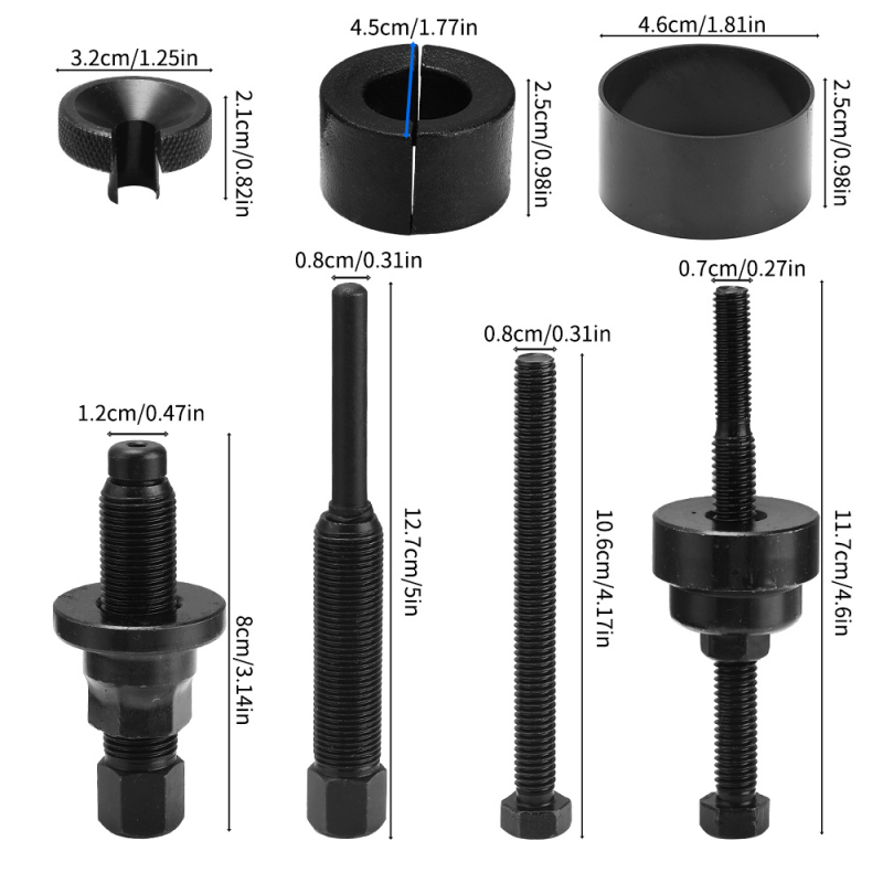 6-gab Power Steering Pulley Remover Buickam - Augstas izturības sakausējuma tērauds, Rama sērija, Izcelsme Zhejiang