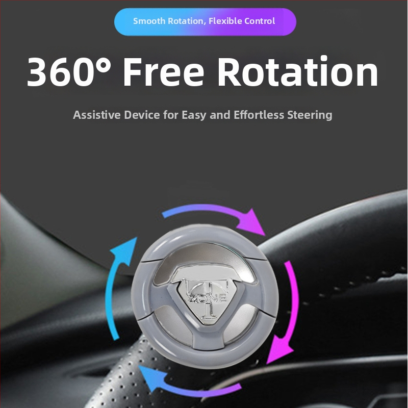 Posilňovač volantu pre auto, ABS+železo, 85 g, kompatibilný so všetkými modelmi, možnosť tlače loga