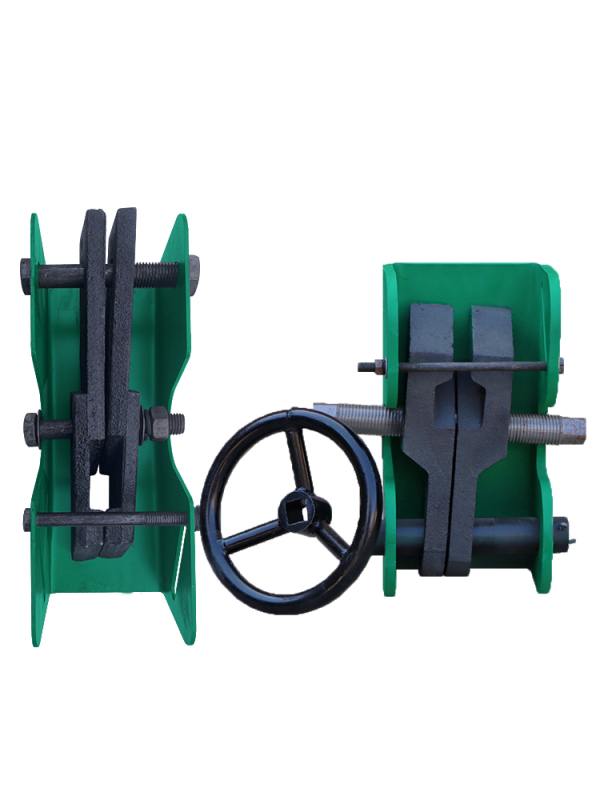 Rokas relsēšanas skava celtņu trajektorijai, manuāla, vēja izturīga — Materiāls: Nezināms; Svars: Nezināms