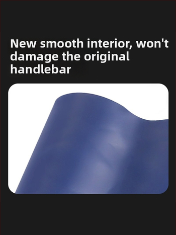 Motociklo vairo rankenos dangtelis, neslystantis, šilumos susitraukiantis, atsparus vandeniui, universalus