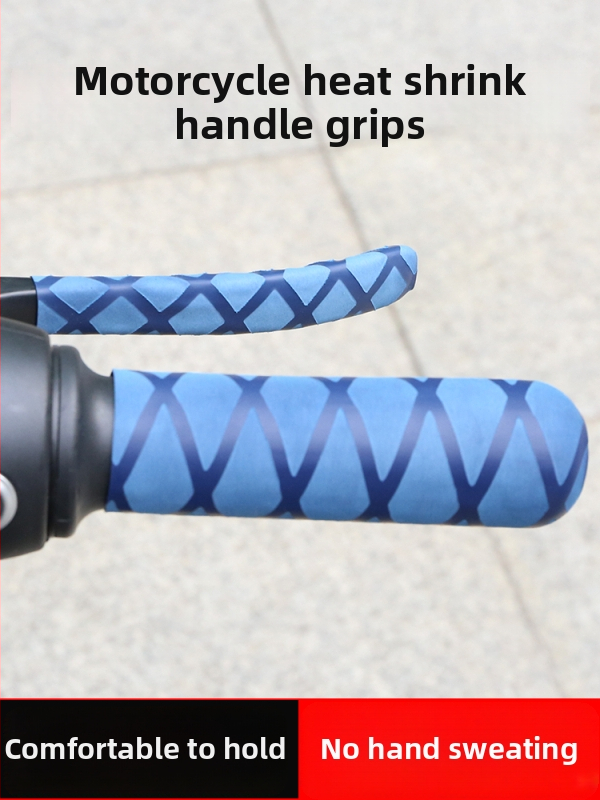 Motociklo vairo rankenos dangtelis, neslystantis, šilumos susitraukiantis, atsparus vandeniui, universalus