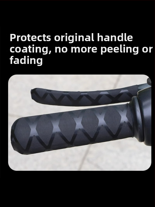 Motociklo vairo rankenos dangtelis, neslystantis, šilumos susitraukiantis, atsparus vandeniui, universalus