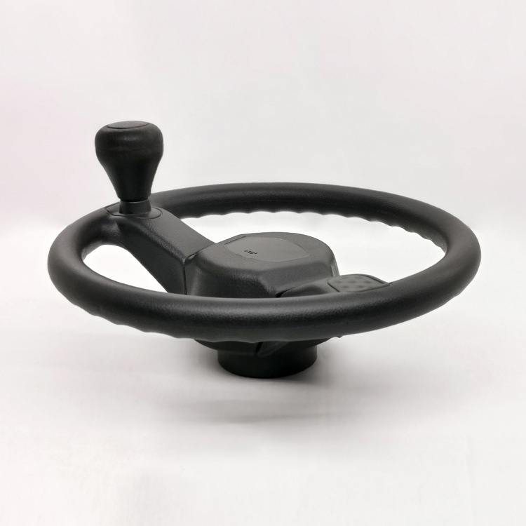 Volāns ar bumbiņas rokturiem — PU materiāls, WS300-PP, Weisheng; piemērots lauksaimniecības tehnikai, inženierijas transportlīdzekļiem, pacēlājiem un tīrīšanas iekārtām; pielāgošana pieejama