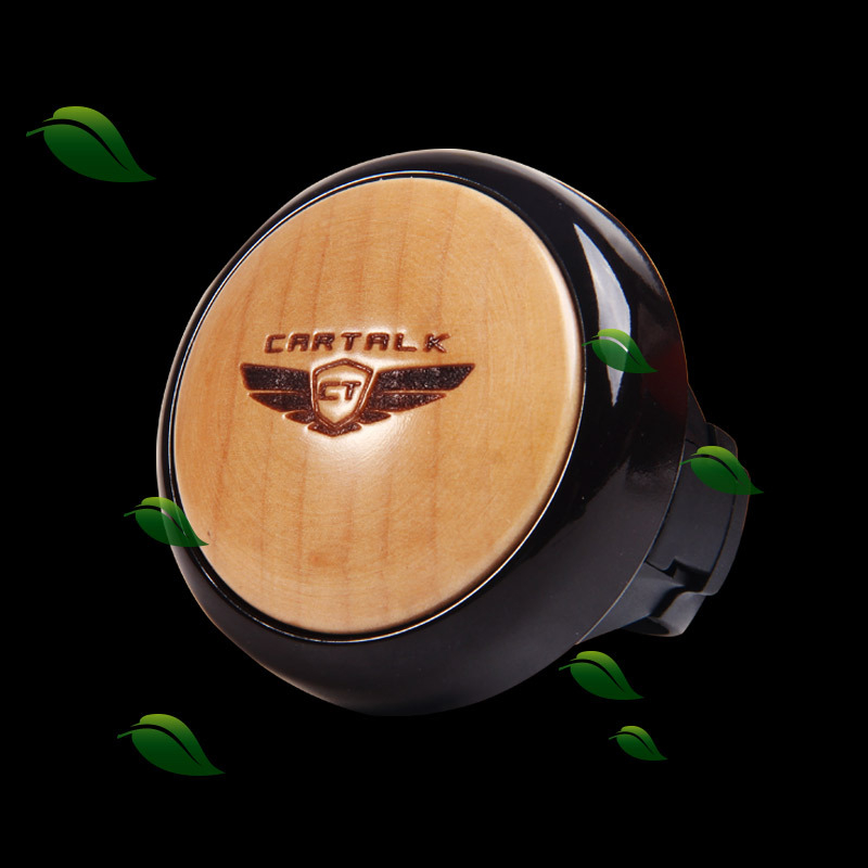 CARTALK Valódi Fa Törő Vezérlő Kormánytámogató Golyó – univerzális erőfeszítés-megtakarító eszköz; anyag: tömörfa, cinkötvözet; kompatibilis minden autóval; logó nyomtatva: OK