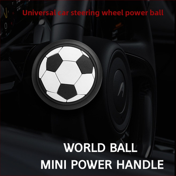 World Ball Power Handle kormánykerék-erősítő autókhoz — BAUHAUS, PVC/ABS, Minden típusú autóhoz, Nyomtatott logó OK