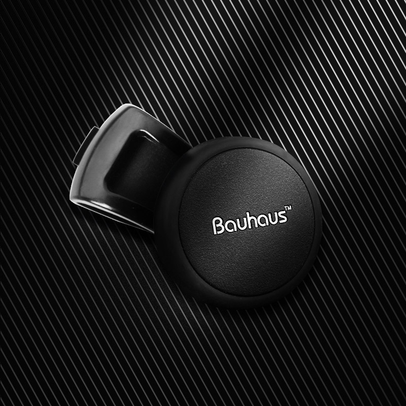 BaUHAUS Kugla za pojačanje volana – univerzalni višefunkcionalni auto dodatak, silikon i cinkova legura, otisnut logotip OK