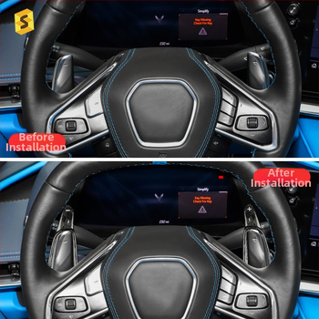 Szénszálas kovácsolt váltópedálok Chevrolet Corvette C8-hoz; Anyag: szénszálas; Márka: Salsa carbon fiber; Személyre szabás: Igen