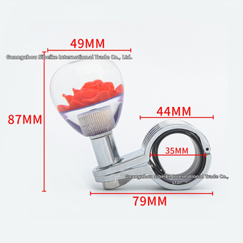 Universāls akrila sporta stūris ar atbalsta bumbiņu un kristāla ziedu dizainu; pielāgošana pieejama