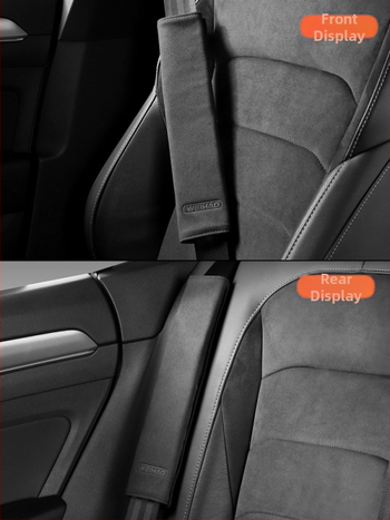 Κάλυμμα ζώνης αυτοκινήτου από τεχνητή γούνα — μαξιλαράκι ώμου, επεκταμένη προστασία, αντι-φθορά