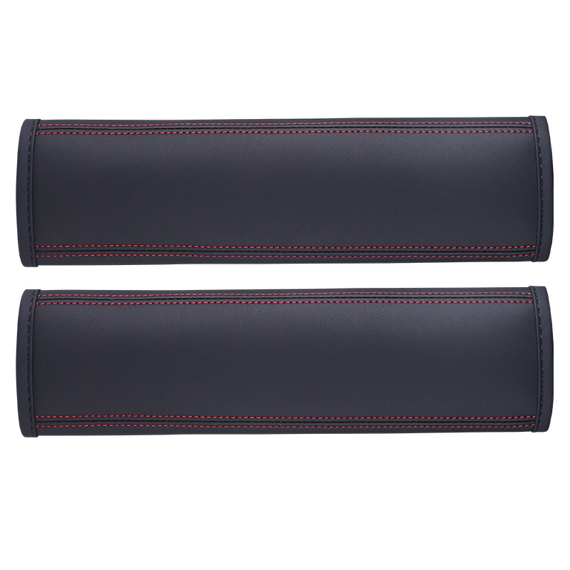 Autó biztonsági öv vállvédő — bőr, Huangqi márka, testreszabható logóval