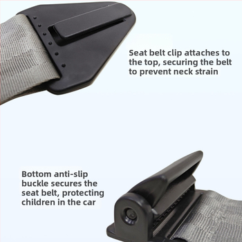 Carfu állítható gyerekbiztonsági övfogó anti-fulladás dizájnnal, poliészter