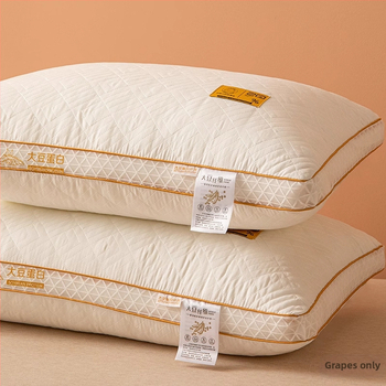 Nyaki támaszték párna memóriahab töltettel, külső anyag természetes rost, minden évszakhoz, két darabos készlet