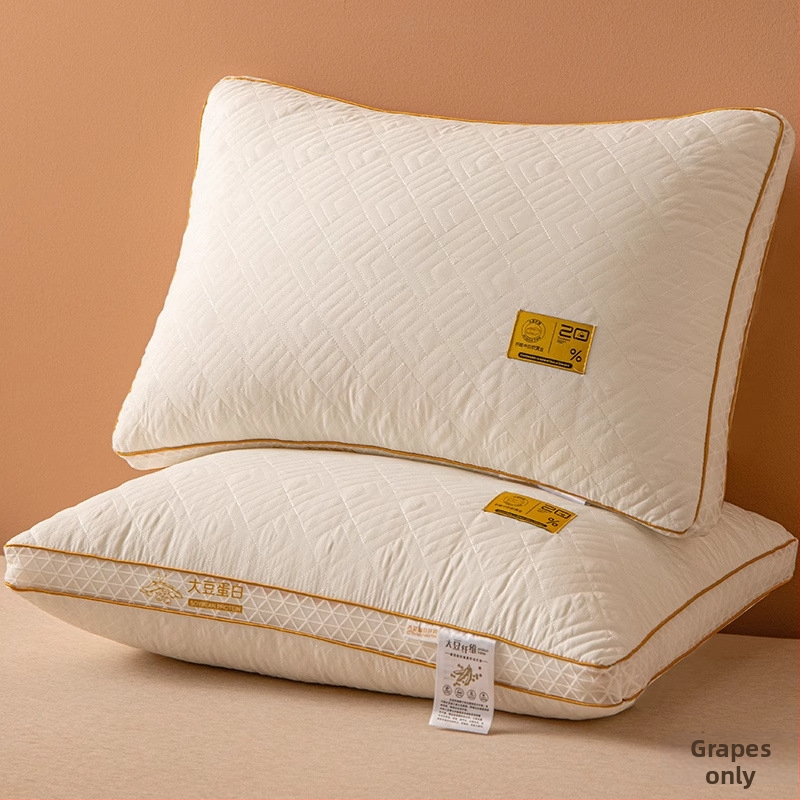 Nyaki támaszték párna memóriahab töltettel, külső anyag természetes rost, minden évszakhoz, két darabos készlet