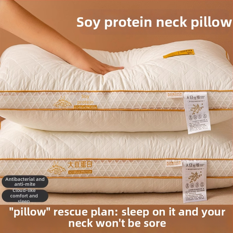 Nyaki támaszték párna memóriahab töltettel, külső anyag természetes rost, minden évszakhoz, két darabos készlet