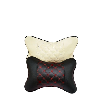 Autófejtámasz nyakpárna – univerzális, minden évszakra, latex töltet, PU bőr és mikroszálas bőr, testreszabás elérhető