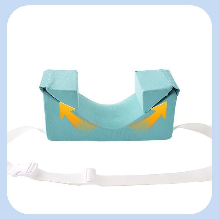 U-formájú fejfixáló párna, minimalist stílus, lég töltet, plüss anyag, idős emberek számára