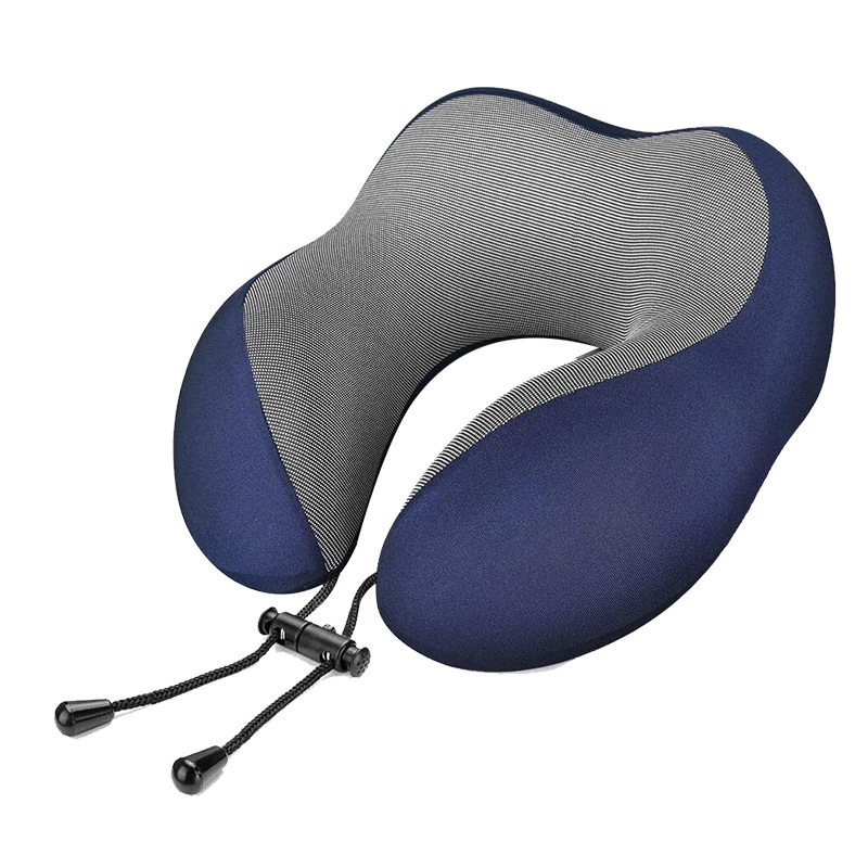 U-образна пътна възглавничка за шия с паметна пяна, дишащ млечно-копринен калъф, модерен минималистичен дизайн