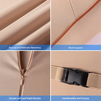 Autófejtámla párna memóriahab töltettel, poliészter borítással, egyszínű mintázat, üzleti stílus, téli használatra