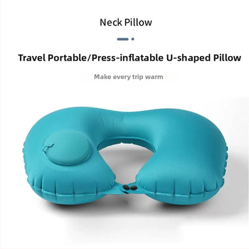 U formos pripučiamos kaklo pagalvėlės kelionėms, užpildas poliesterio pluoštu, pieno fliso užvalkalas, šiuolaikinis kelioninis dizainas