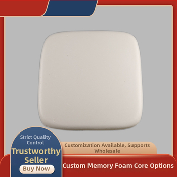 Memóriahabos párna kerekített sarkú négyszögletes alakú, testreszabható feldolgozás, gyors és lassú visszatérés opciók