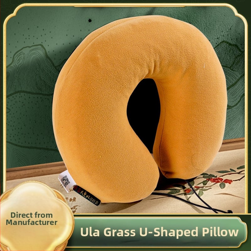 U- formos kelioninis kaklo pagalvėlis, tinkamas verslo kelionėms ir ilgiems reisams, kaklo palaikymas, nuimamas dangtelis (pildas: Ula grass; audinys: dvigubo siūlo jacquard; stilius: minimalistinis)