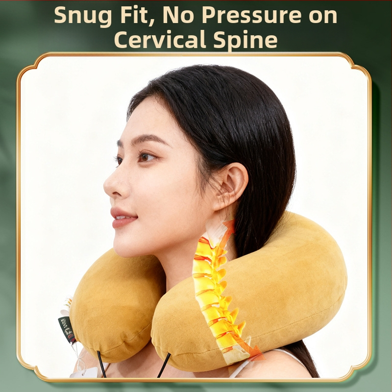 U- formos kelioninis kaklo pagalvėlis, tinkamas verslo kelionėms ir ilgiems reisams, kaklo palaikymas, nuimamas dangtelis (pildas: Ula grass; audinys: dvigubo siūlo jacquard; stilius: minimalistinis)