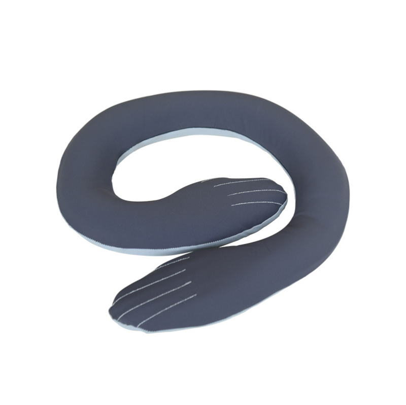 U formos kelioninis pagalvėlis su atminties putomis kaklo palaikymui, suaugusiems, audinys iš cheminės skaidulos, šiuolaikiškas minimalistinis stilius