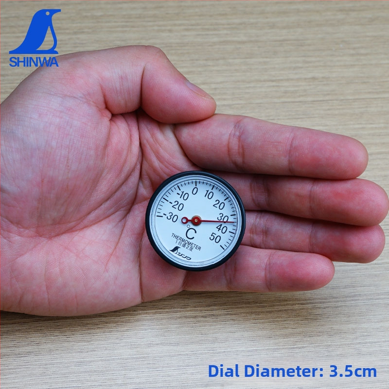 Mini biometālais termometrs iekšējai lietošanai ledusskapī un automašīnā, mehānisks, modelis 72675, zīmols Friendly