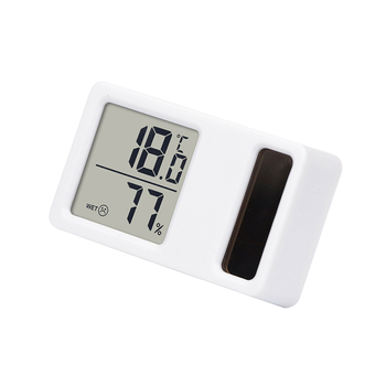 Napelemes autóhőmérő és nedvességmérő, kompakt kijelzővel, nagy pontosságú mini hőmérséklet- és páratartalom-mérő, testreszabás elérhető