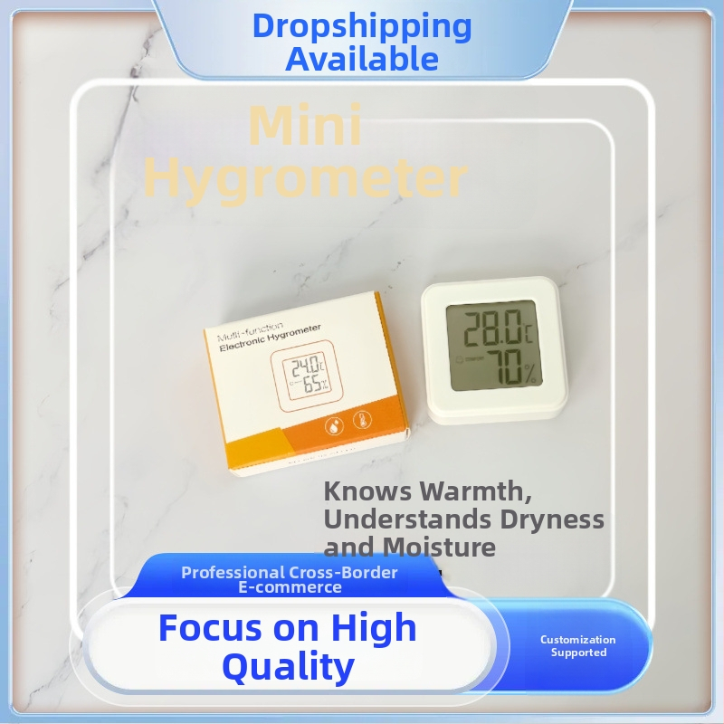 Higrometrs, Nothing zīmols, mini digitālais temperatūras un mitruma mērītājs, temperatūras izšķirtspēja 30