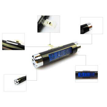 Auto pulkstenis ar elektronisko higrometru, laika un temperatūras displejs, plastmasas korpuss, regulējams leņķis, klips ventilācijas atverei