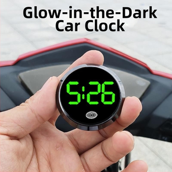 Automobiļa ūdens temperatūras mērītājs ar regulējamu leņķi un līmējošu montāžu