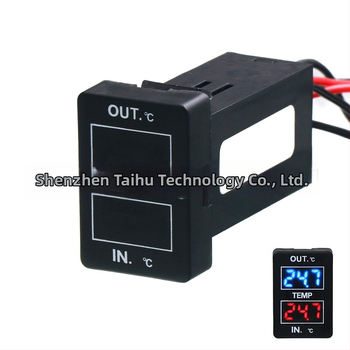 Toyota digitālais temperatūras un mitruma mērītājs – iekšējās un ārējās temperatūras dubultais displejs, ABS, radiālais tips