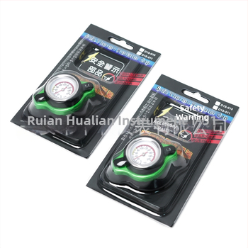 Universali aušintuvo skysčio bakelio dangtelis su temperatūros matuokliu ir slėgiu 0.9/1.1/1.3 BAR automobiliams