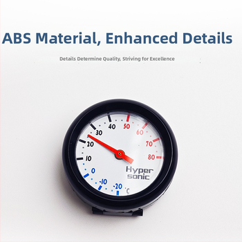 hypersonic mini termometrs — ABS, apaļš korpuss, automobilim