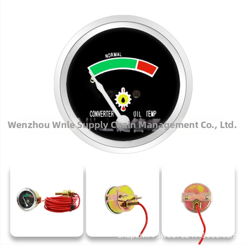 Alyvos temperatūros matuoklis 1W0702, 4,5 m kabelis, įtampa 12/24 V, suderinamas su Caterpillar