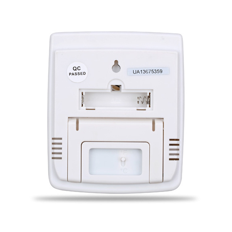 Youyigao CTH608 εσωτερικό υγρασιομετρητής με μεγάλη οθόνη και ηλεκτρονικό ξυπνητήρα – υψηλή ακρίβεια μέτρησης θερμοκρασίας και υγρασίας, ανάλυση 0.1°C, εύρος θερμοκρασίας 0–60°C, θερμοκρασία ±1°C, υγρασία ±1% RH, τροφοδοσία με μπαταρία 1.5V