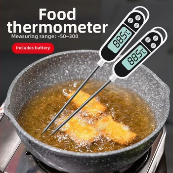 TP300 digitalni termometar i mjerač vlage sa sondom od 304 nehrđajućeg čelika, za temperaturu vode, ulja i mlijeka, napajanje AG-13