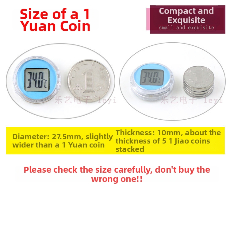 Digitālais temperatūras un mitruma mērītājs – ABS plastmasa + mehānisms – Aksialais tips