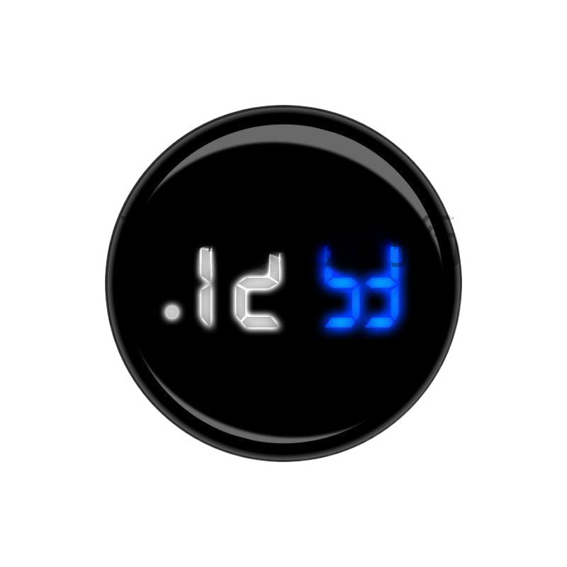 Автомобилен часовник с регулируем ъгъл на дисплея и измерител на температурата на охладителната течност; Материал: Друг; Произход: Друг; Марка: Друг