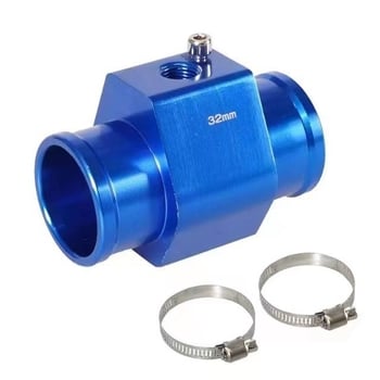 Automobilio vandens temperatūros sensoriaus trijų išėjimų adapteris – aliuminio lydinys, Water Tee modelis, 115 g